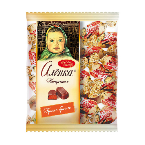 Конфеты «Алёнка» крем-брюле, Красный Октябрь, 250 гр.