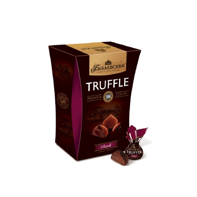 Конфеты в коробке Трюфель Бабаевский Dark Truffle,  200 гр.