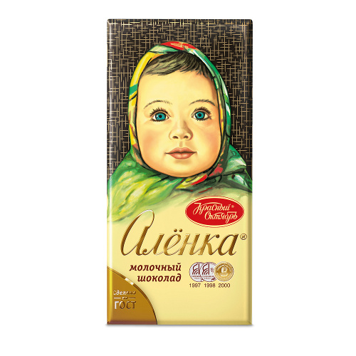 Молочный шоколад Алёнка, Красный Октябрь, 200 гр.