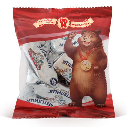 Конфеты крупные Метелица, Шоколадная фабрика Новосибирская, 200 гр.