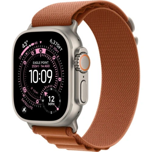 Смарт-часы Apple Watch Ultra 3 49mm Natural Titanium Case with Terra Cotta Alpine Loop (M)