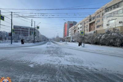 В Якутске водитель иномарки наехал на несовершеннолетнего пешехода / ЯСИА   