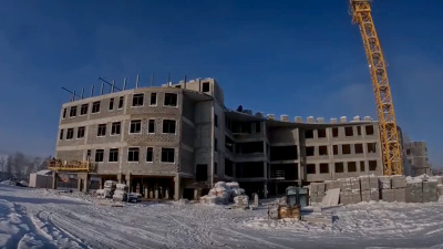 Строительство нового корпуса Высшей школы музыки Якутии ведется по графику / ЯСИА   