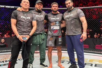 Узаир Абдураков одержал победу в дебютном поединке лиги ACA по смешанным единоборствам / Дьулустаан Сергеев   