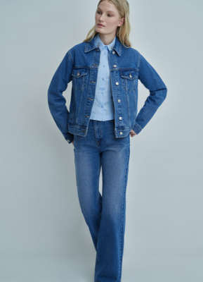 Джинсовая куртка, Синий