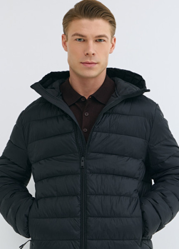 Утеплённая лёгкая куртка, Синий