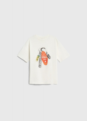 Футболка с принтом для мальчиков, Бежевый