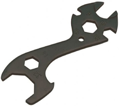 Ключ "семейный" Bike Hand YC-1301-BK (черный)