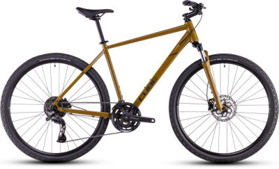 Дорожный велосипед Cube Nature Pro, год 2025, цвет Зеленый-Черный, ростовка 20.5