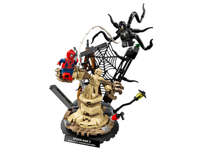 Super Heroes 76334 Конструктор Легендарная битва Человека-паука против Песочного человека