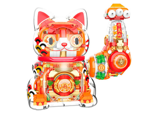 JK8888-2 Конструктор Кот на удачу, в ассортименте