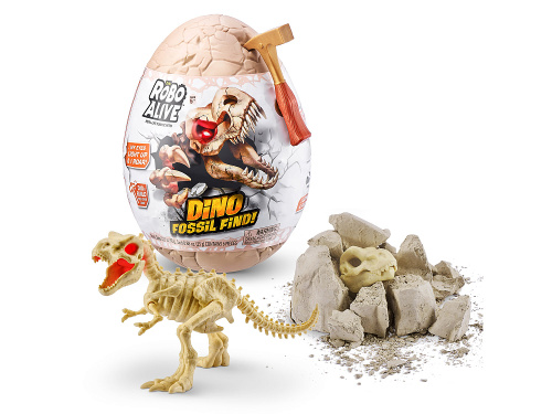 7156Z Игровой набор ZURU Robo Alive «DINO FOSSIL раскопки динозавра», в ассортименте