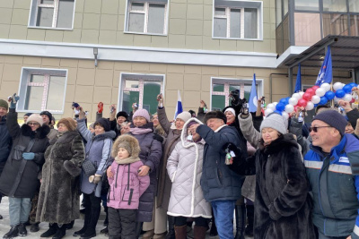 В Покровске ввели многоквартирный дом по программе переселения / Айаал Аргунов   