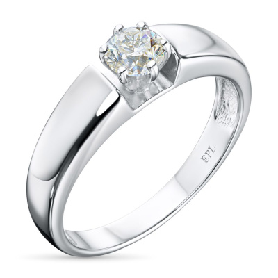 Кольцо из белого золота с бриллиантом э0901кц04082400