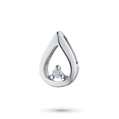 Подвеска из серебра с бриллиантом э0601пд10174700