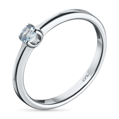 Помолвочное кольцо из серебра с топазом э0609кц03154200