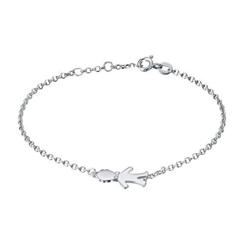 Браслет из серебра с бриллиантом э0601бр11174500