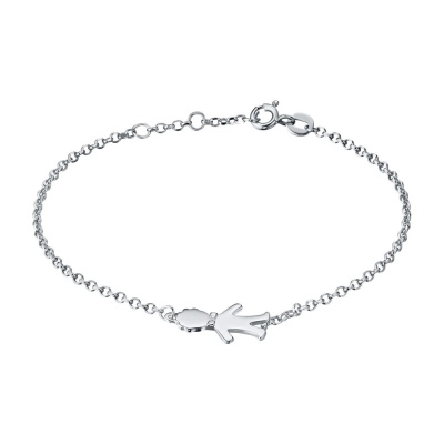 Браслет из серебра с бриллиантом э0601бр11174500