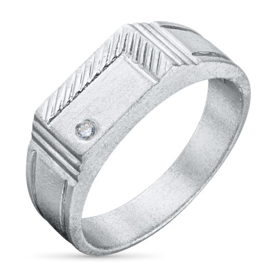 Кольцо из серебра с бриллиантом э1701кц02182400