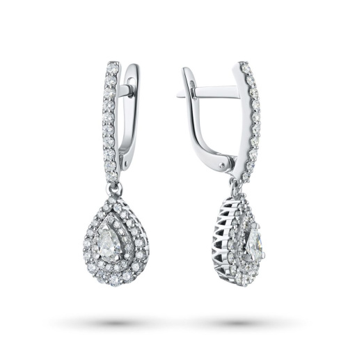 Серьги из белого золота э4712сг02171400