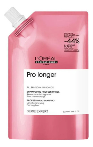 Шампунь для длинных волос с тонкими секущимися кончиками Serie Expert Pro Longer Shampooing: Шампунь 1000мл