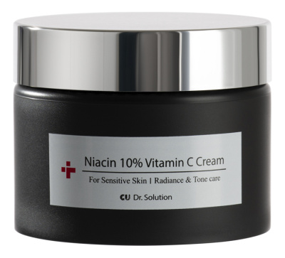 Обновляющий крем для лица с ниацинамидом и витамином C Dr.Solution Niacin 10% Vitamin C Cream 50мл