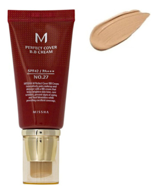 BB крем для лица M Perfect Cover Cream EX SPF42 PA+++ 20мл: 27 Honey Beige