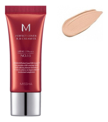 BB крем для лица M Perfect Cover Cream EX SPF42 PA+++ 20мл: 13 Bright Beige
