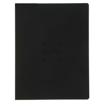 Блокнот в линейку Fabriano "MyPad" 24х18,5 см 48 л 85 г, обложка черная