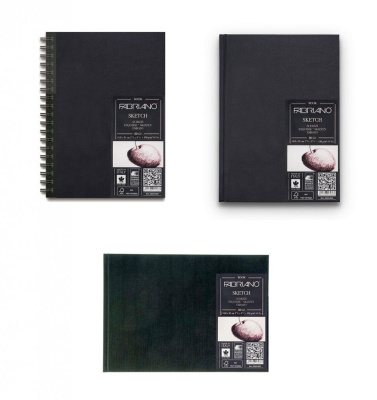Блокноты для эскизов Fabriano "Sketch" 80 л 110 г твердая обложка