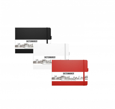 Блокнот для зарисовок Sketchmarker 21х14,8 см 80 л 140 г, твердая обложка