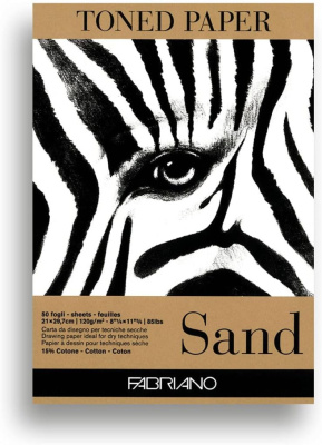 Альбом для эскизов Fabriano 21х29,7 см 120 г, песочный