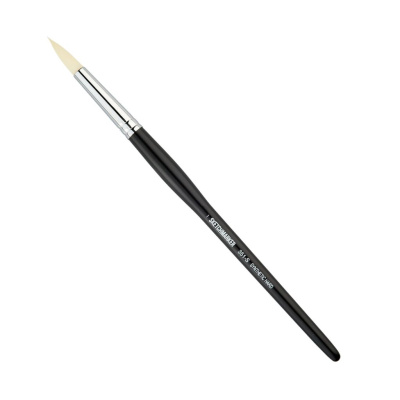 Кисть жесткая синтетика круглая Sketchmarker "351" ручка длинная