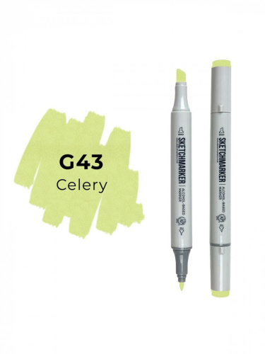 Маркер двухсторонний на спиртовой основе Sketchmarker Цвет Сельдерей