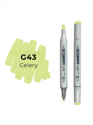 Маркер двухсторонний на спиртовой основе Sketchmarker Цвет Сельдерей