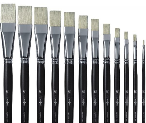 Кисть щетина плоская Альбатрос "Профи"