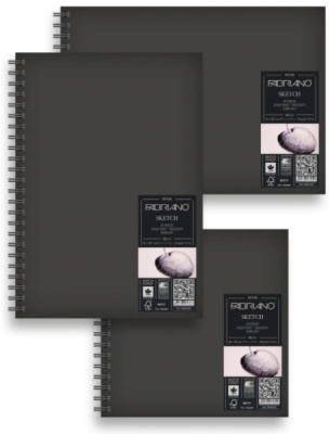 Блокнот для эскизов на спирали Fabriano "Sketch" Портрет