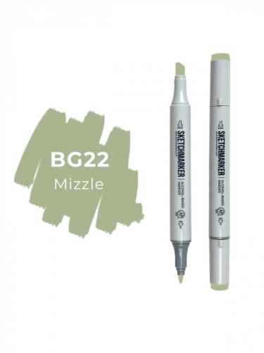 Маркер двухсторонний на спиртовой основе Sketchmarker Цвет Изморось