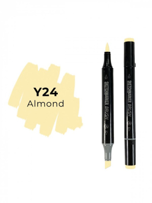 Маркер двухсторонний на спиртовой основе Sketchmarker Brush Цвет Миндальный