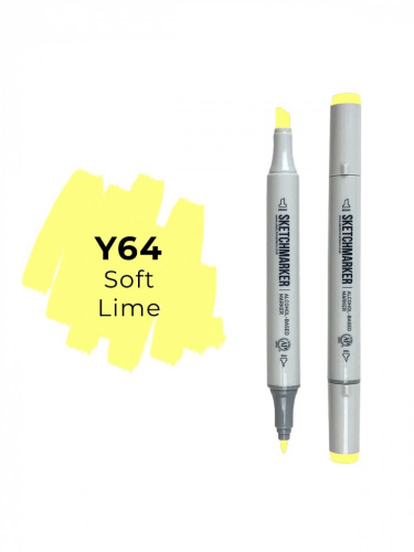 Маркер двухсторонний на спиртовой основе Sketchmarker Цвет Мягкий лайм