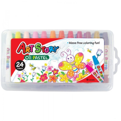 Набор пастели масляной Crown "Art Story" 24 цв
