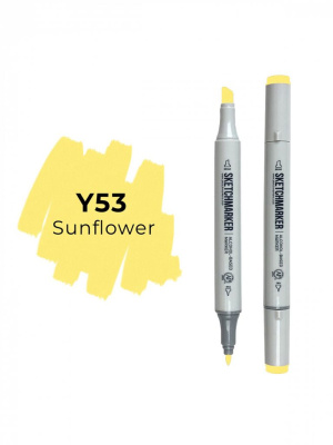 Маркер двухсторонний на спиртовой основе Sketchmarker Цвет Подсолнух