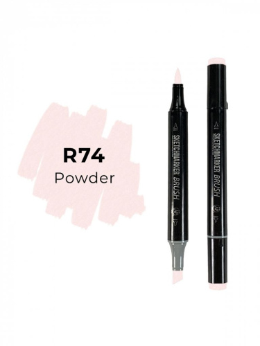 Маркер двухсторонний на спиртовой основе Sketchmarker Brush Цвет Пудра