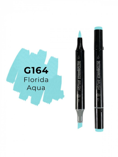 Маркер двухсторонний на спиртовой основе Sketchmarker Brush Цвет Флоридкася вода