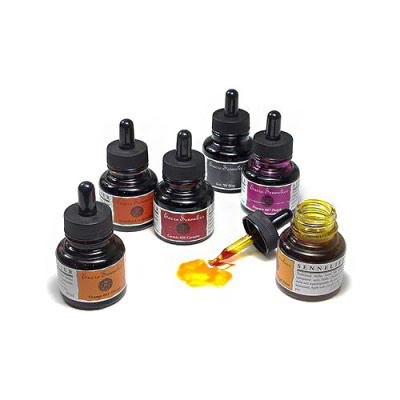 Тушь Sennelier 30 мл., разные цвета