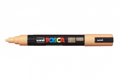 Маркер UNI "POSCA" PC-5M, 1,8-2,5 мм, наконечник пулевидный, цвет лососевый