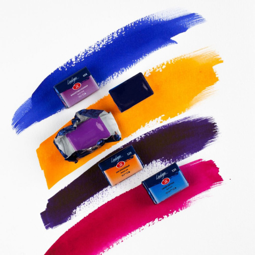 Акварель "Ладога" кювета 2,5 мл., все цвета