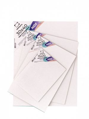 Панель МДФ грунтованная односторонняя Малевичъ, разные размеры