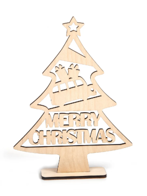 Заготовка для декорирования "Ёлочка Merry Christmas" 22х5х30 см