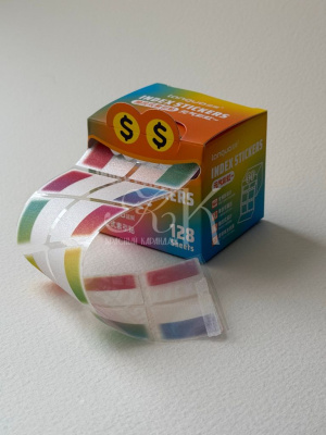 Блок стикеров для заметок Languo, 7х5 см, 105 листов, ассорти